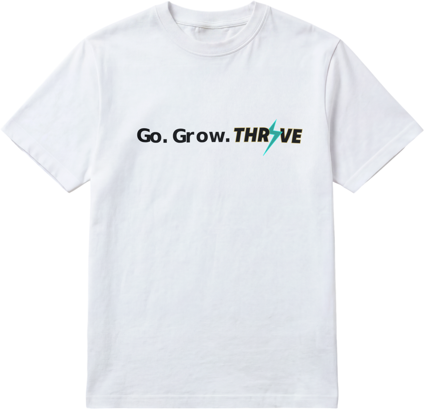 Thrive VBC Go. Grow. Thrive. T-Shirt - White