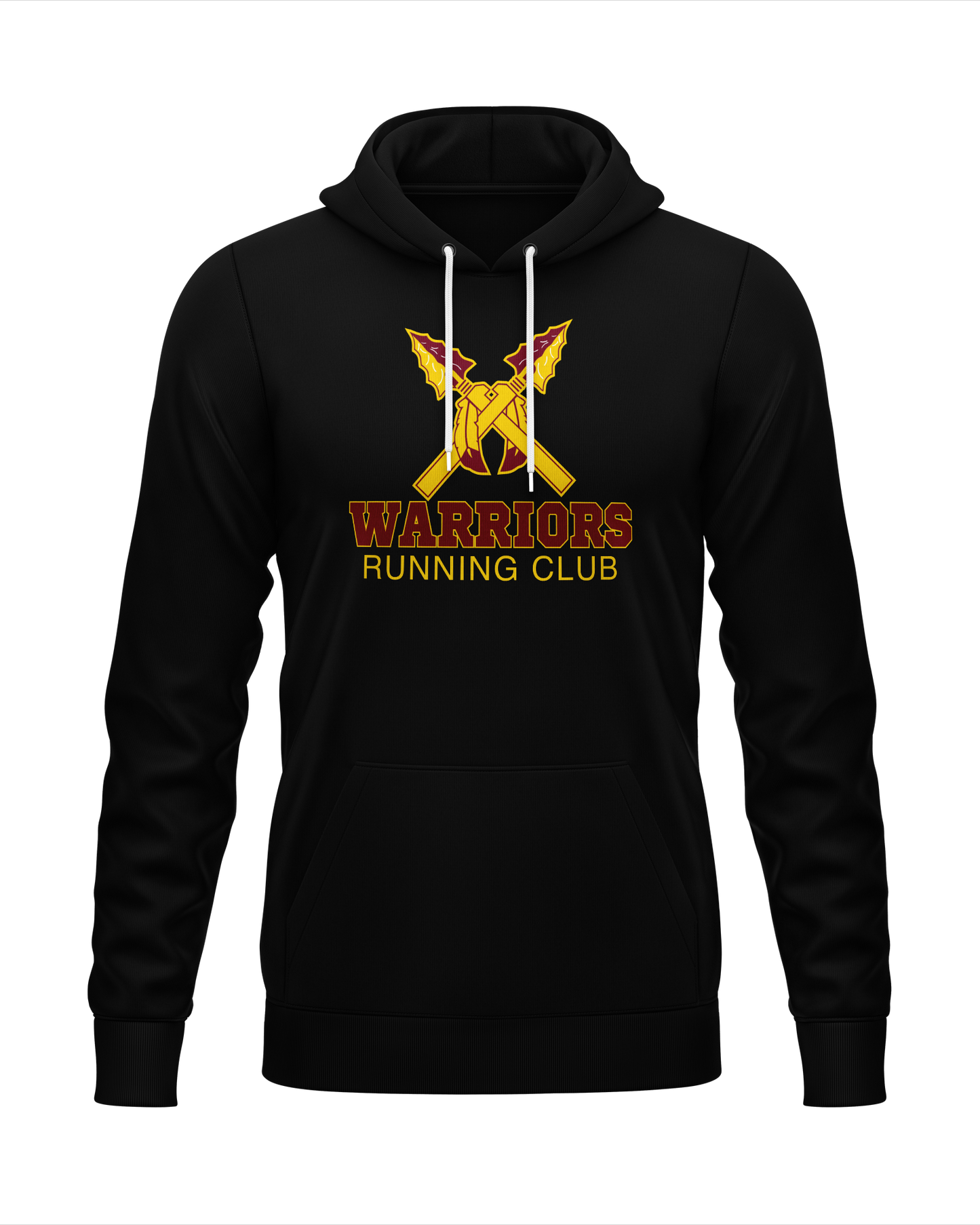 Black heavy-duty hoodie