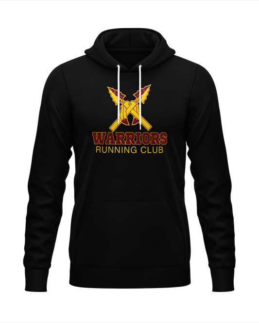 Black heavy-duty hoodie