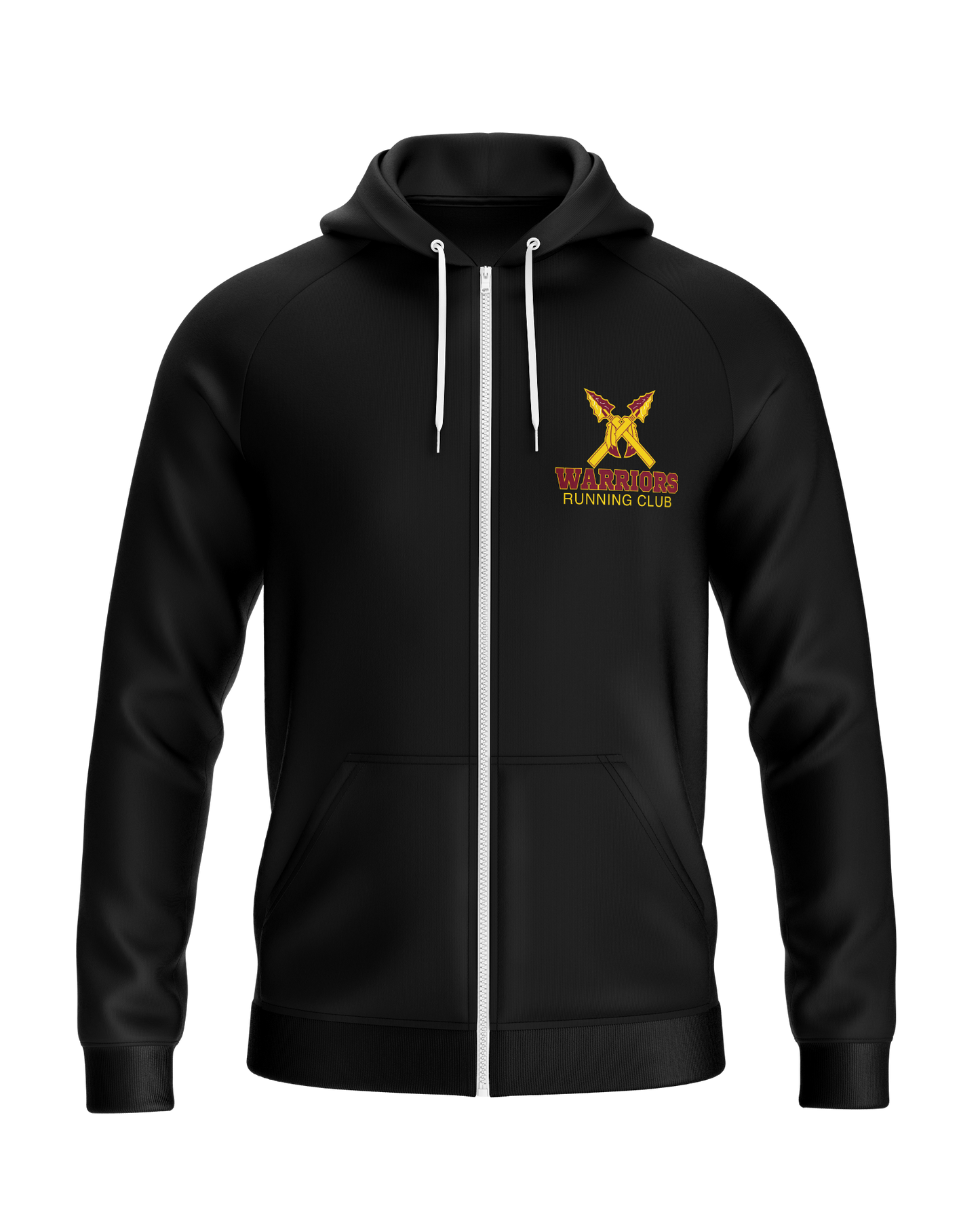 Black zip-up hoodie