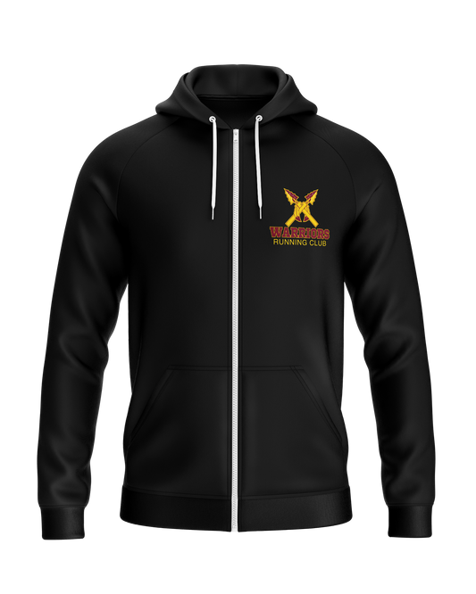 Black zip-up hoodie
