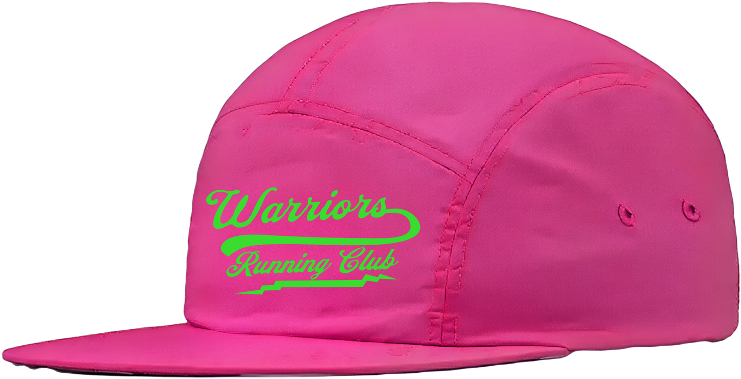 Pink Nylon Warriors Running Cap
