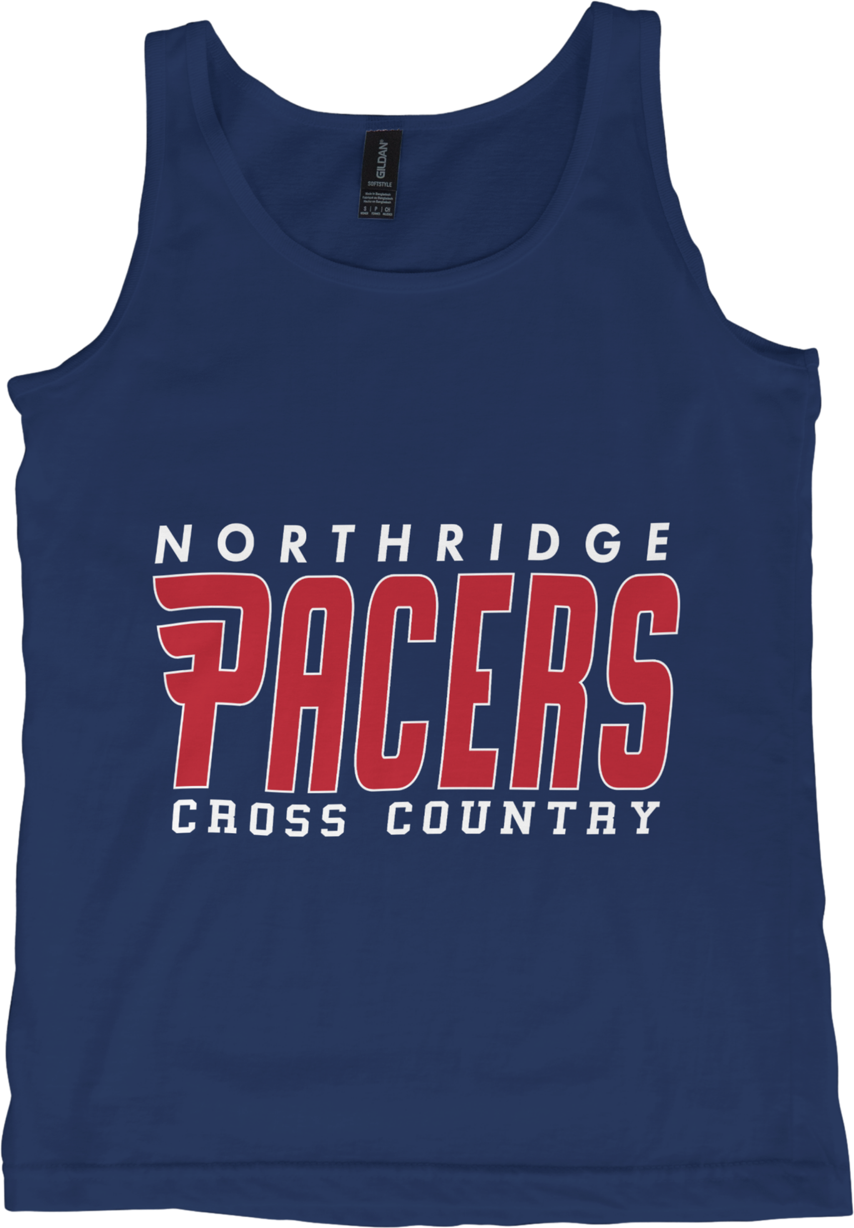 Pacers Cross Country Tank Top - Navy