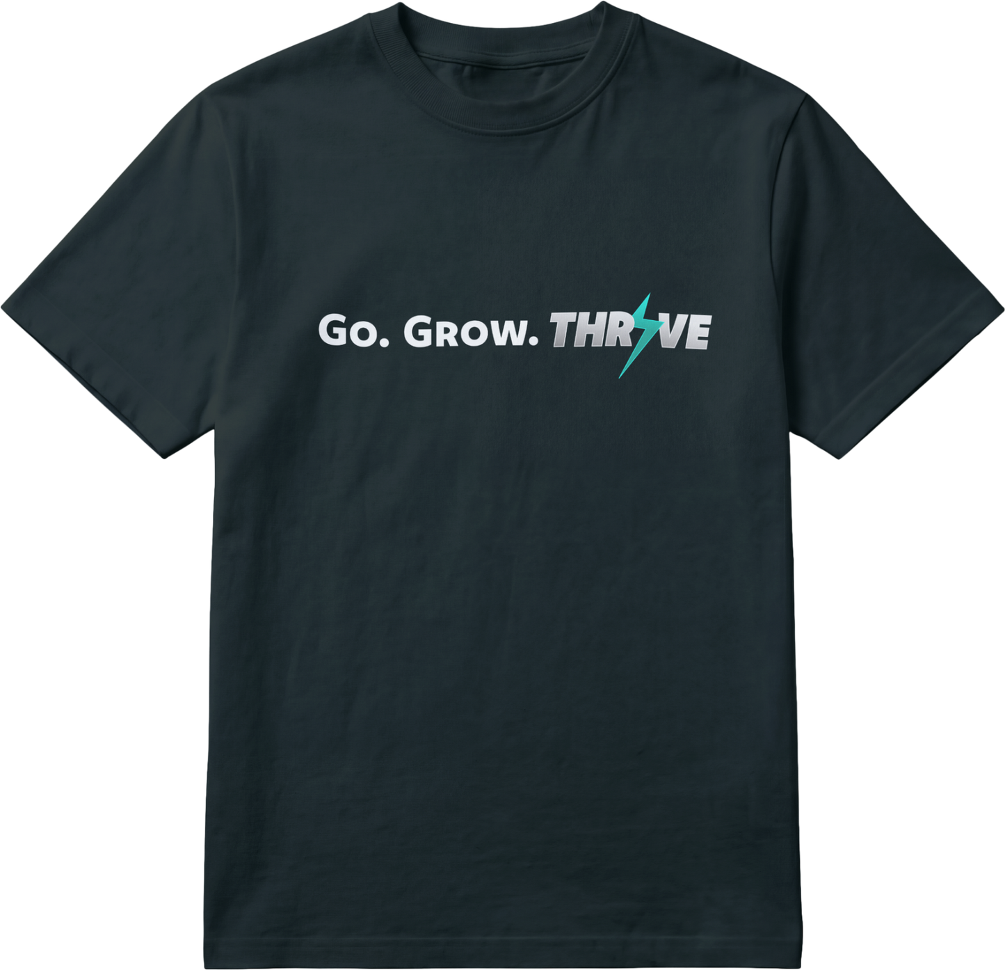 Thrive VBC Go. Grow. Thrive. T-Shirt - Black