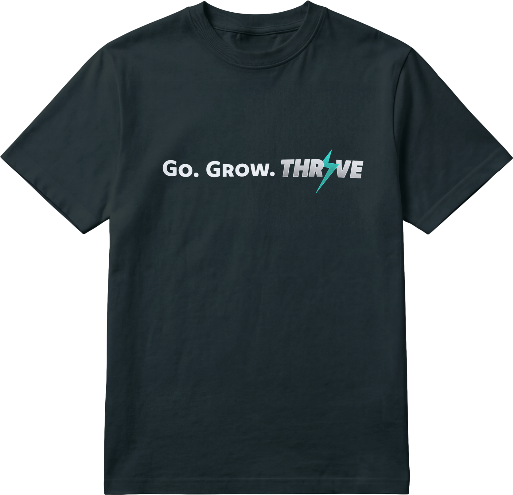 Thrive VBC Go. Grow. Thrive. T-Shirt - Black
