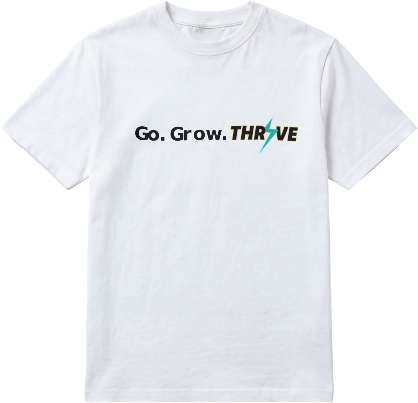 Thrive VBC Go. Grow. Thrive. T-Shirt - White